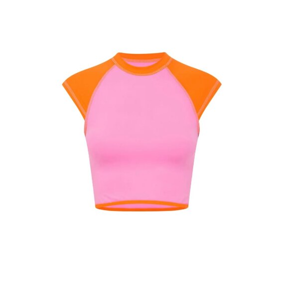 Free People Pink and Orange Bikini Top - Picture 2 of 2